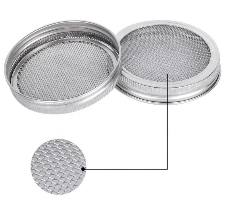 Best Seller Kitchen Gadgets 2 Pack Large Complete Wide Mouth Mason Canning Jar Seeds Sprouting Set Kit with Lids