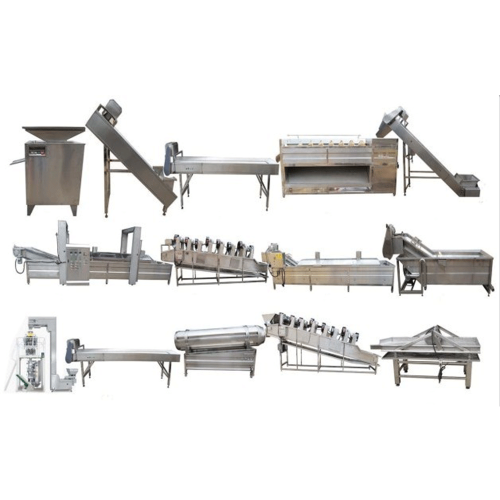 Latest Design Fruit and Vegetable blanching Machine washing and cooling machine