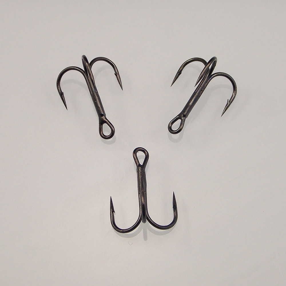 bulk fishing tackle High carbon steel treble hooks 2 4 6#  High strength Triple hook