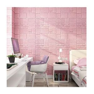 Easy Peel and Stick Tile Wallpaper Sticker Odorless Self Adhesive 3D Foam Wall Panels for Art 3d Home Ceiling Decoration