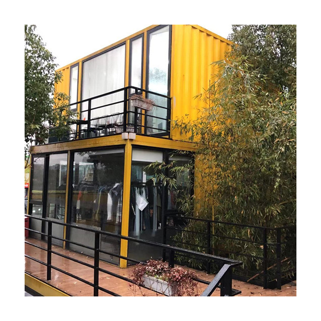 Multifunctional miniature 20ft container shop bar clinic prebuilt steel mobile hair salon shipping containers house for sale