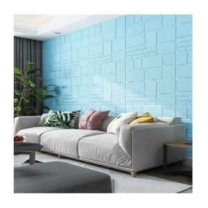 New design foam wall stickers 3d ceiling wallpaper 3d mural modern wallpaper