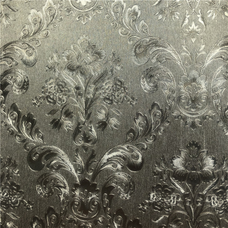 Embossed european style Wallpaper Roll Home Decor Living Room Bedroom Wall Coverings gold Floral Luxury Wall Paper