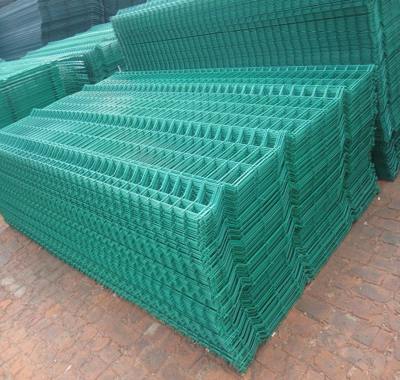 iron wire mesh fence galvanized welded panel 2x2 pvc coated panels Powder Coated mesh panels for sell