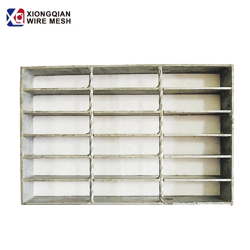 Galvanized open steel floor grating, galvanized steel walkway mesh