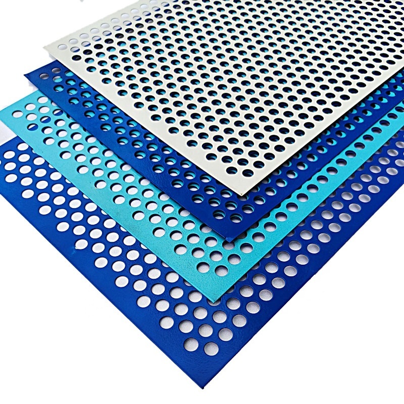 China's hot export metal perforated mesh Square Hole  Perforated metal mesh sheets with low price