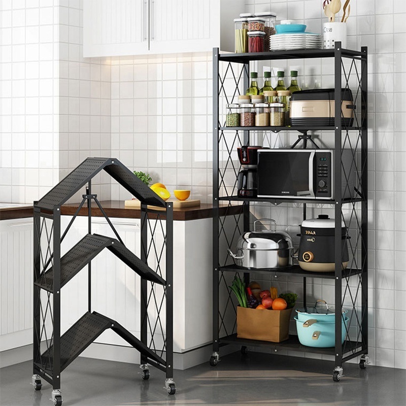 Adjustable Easy Install Industrial Shelf Storage Rack Shelves&Foldable Kitchen Stainless Steel Storage Shelves