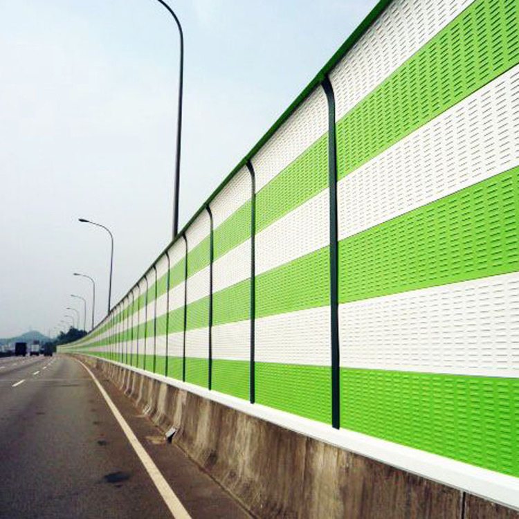 sound barrier wall anti wind dust mesh screen perforated metal wall high way noise barrier sound proof fence