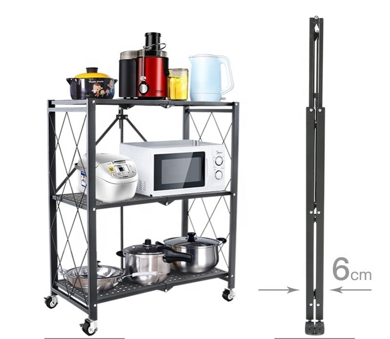 Adjustable Easy Install Industrial Shelf Storage Rack Shelves&Foldable Kitchen Stainless Steel Storage Shelves