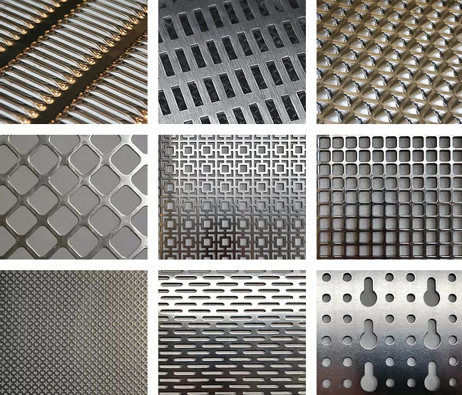 China's hot export metal perforated mesh Square Hole  Perforated metal mesh sheets with low price