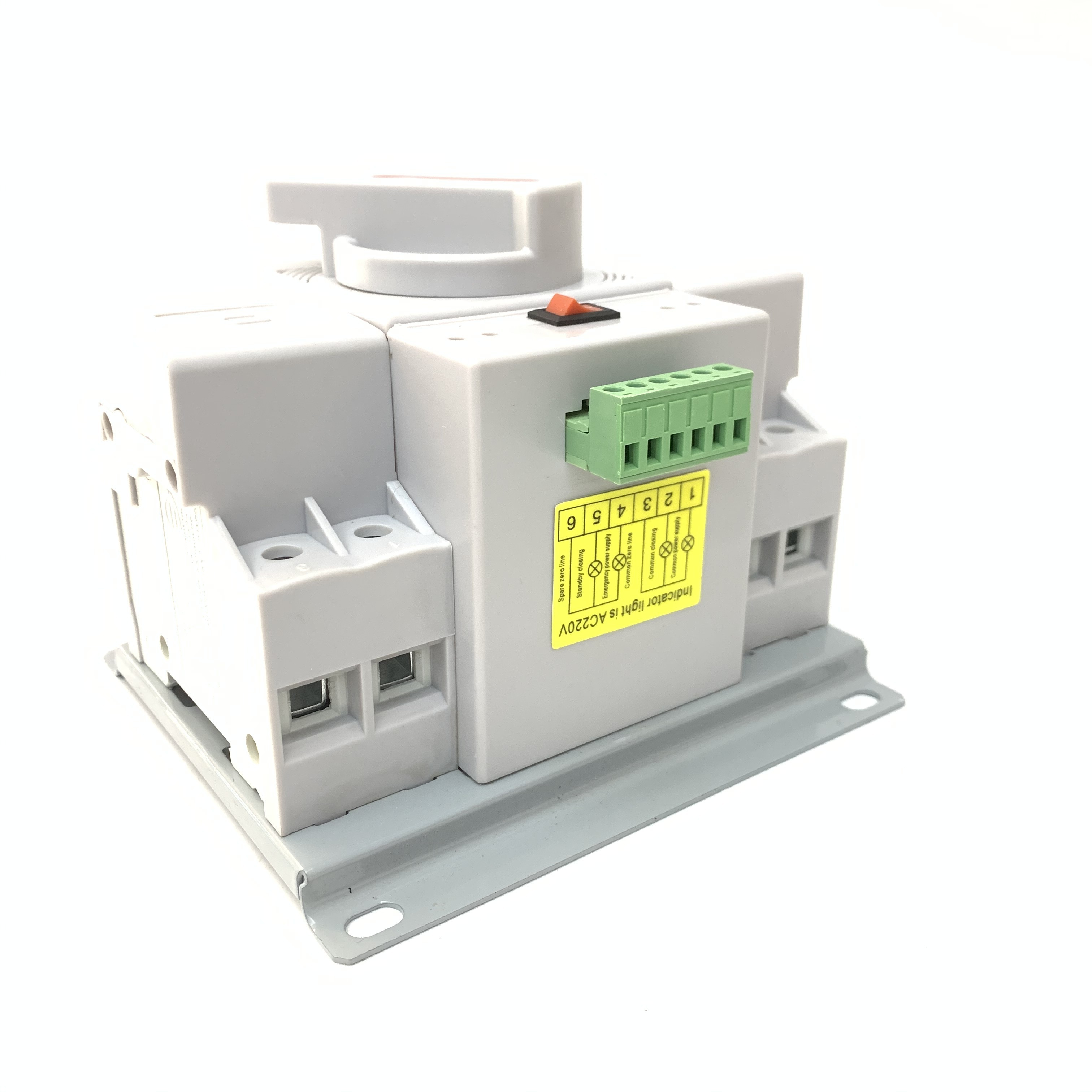 CB class 2P 4P 63A ac dc mini automatic transfer switching(ats)