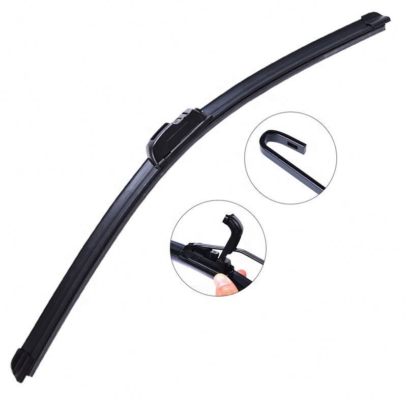 Wholesale Car Windshield Wiper blades U-type Universal Soft Rubber Frameless Bracketless car wipers 14