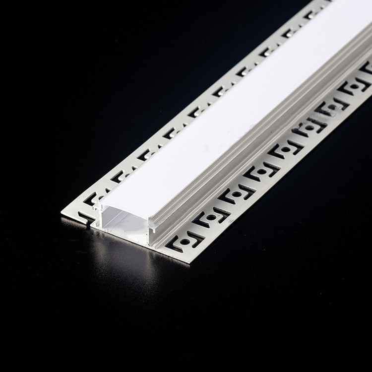 Linear light LED profiles for gypsum wall drywall recessed mount aluminum profile for ceiling lights