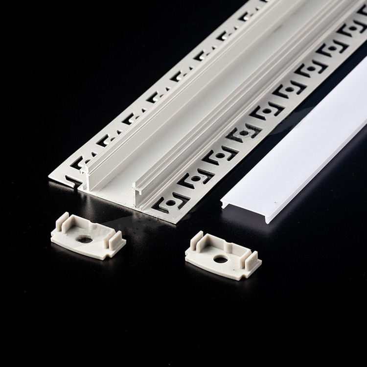 Linear light LED profiles for gypsum wall drywall recessed mount aluminum profile for ceiling lights