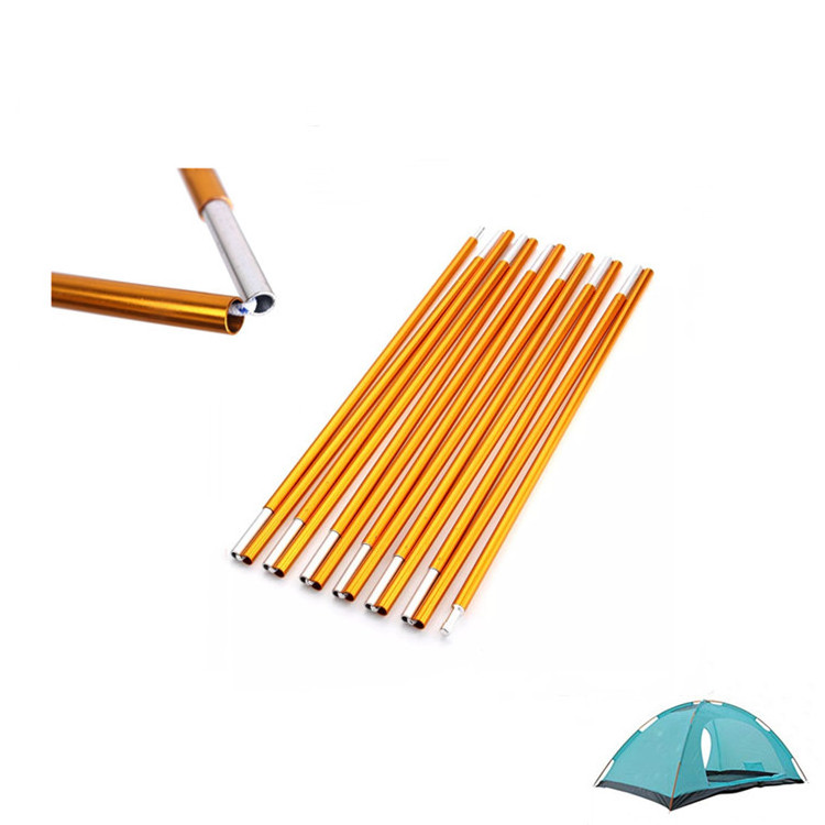 Factory customized aluminum tube for tent adjustable aluminum pipe aluminum tent pole for camping