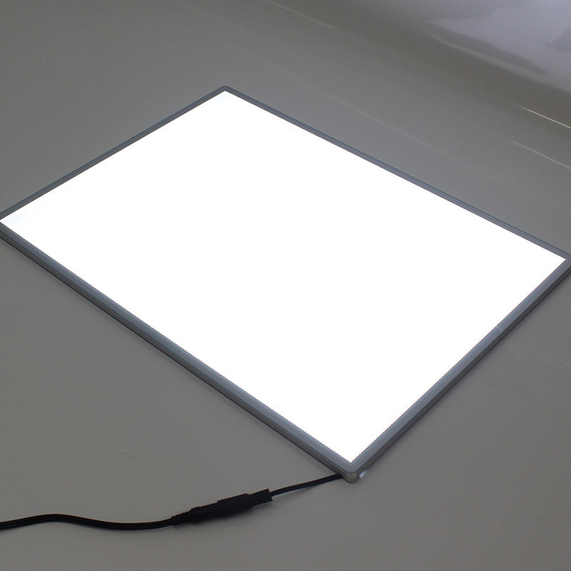 Customized LED Light Panel With 10mm Thin Aluminum Frame  For Advertisement By Picture Inserting Way To Change Poster