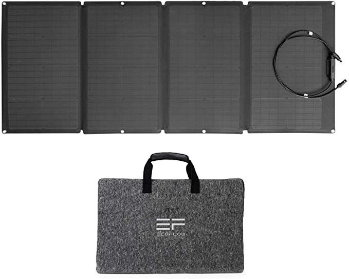 ECOFLOW 160 Watt Portable Solar Panel for Power Station, Foldable Solar Charger with Kickstand, for Outdoor Camping RV Off Grid