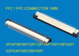 10pcs FFC / FPC connector 1.0 mm 4 Pin 5 6 7 8 10 12 14 16 18 20 22 24 26 30 P Bottom Contact Right angle SMD SMT ZIF fpc