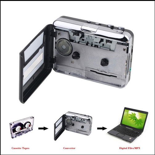 USB Cassette Capture Recorder Radio Player and Tape to PC Super Portable USB Cassette to MP3 Converter