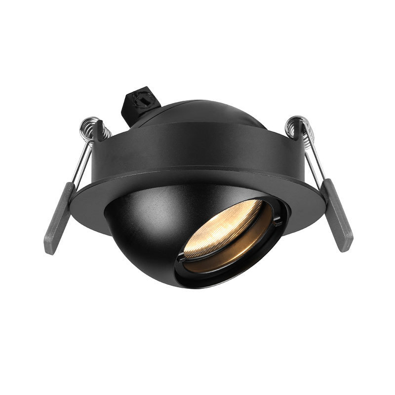 Open Hole 75-78mm Anti glare adjustable Embedded LED Downlight Ceiling Spot Light for Hotel restaurant lighting