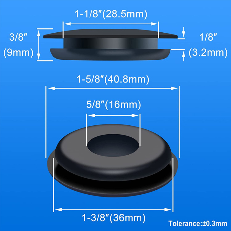 Reasonable Design Oil-proof Black Glad Hand Seals Rubber Gladhand Seals