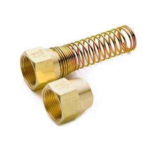 D.O.T Nozzle Pressure 1/2,3/8 Inch Female Thread brass Hose Guard Plumbing Spring Guard Pipe fittings Adaptor for Air brake