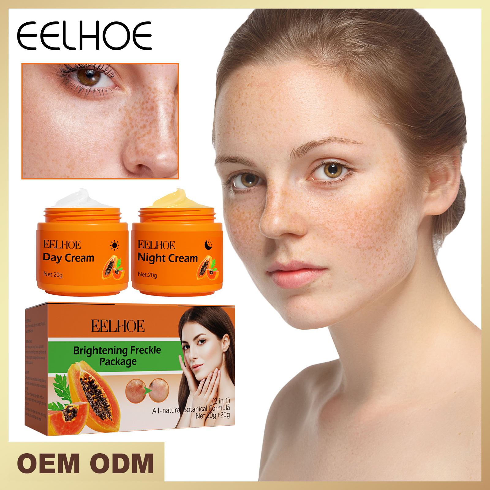 Eelhoe Bleaching Whitening Cream With Papaya Extracts Organic Papaya Face Cream Skin Whitening Cream