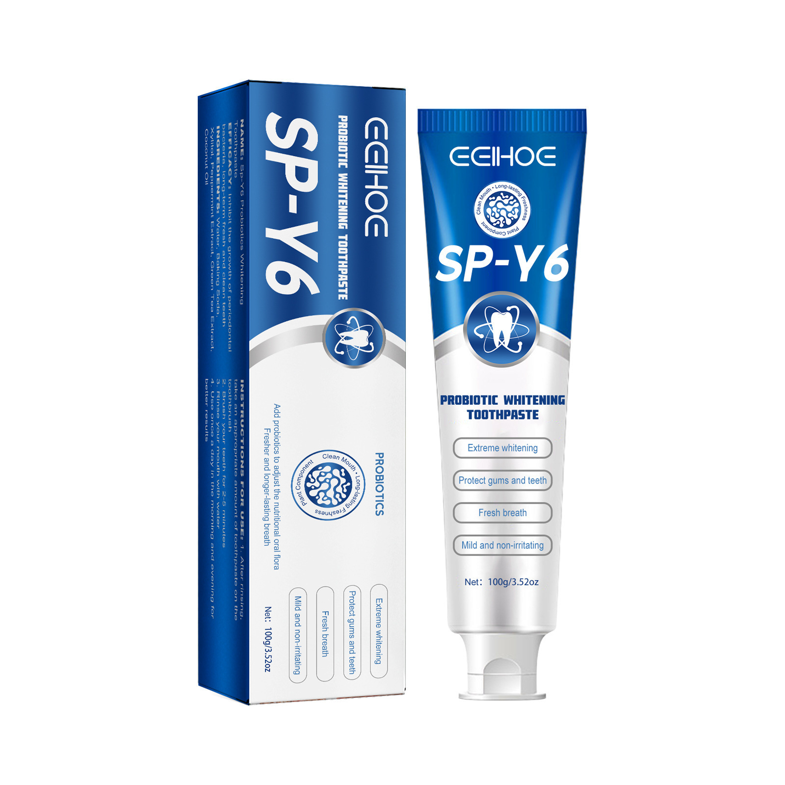 Eelhoe Sp-Y6 Travel Flavoured Fluoride Free Toothpaste Teeth Whiten Toothpaste