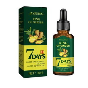 Jaysuing Wholesale Oem 7 Days Ginger Hair Growth Treatment For Women Men Turmeric Essence Hair Loss Hair Treatment Oil