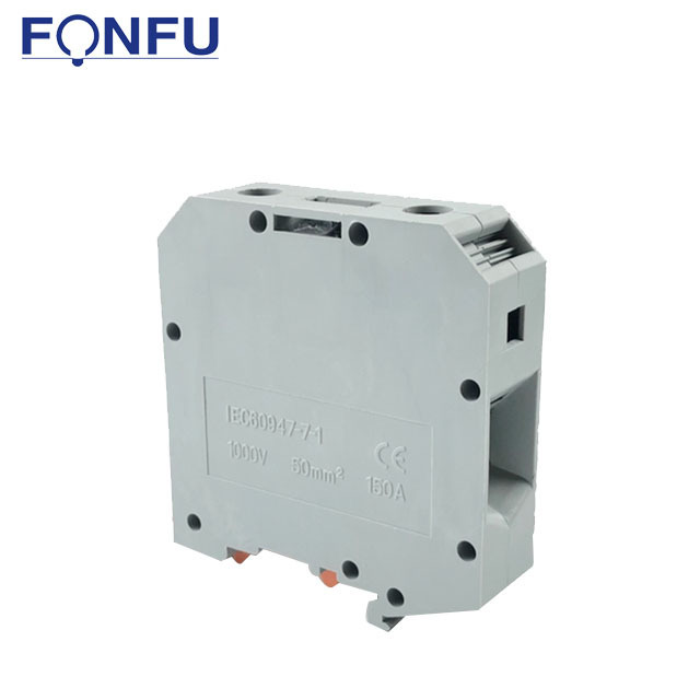 big current din rail terminal block connector UKH50 connectors 50mm electric terminal blocks high current 150A 1000V