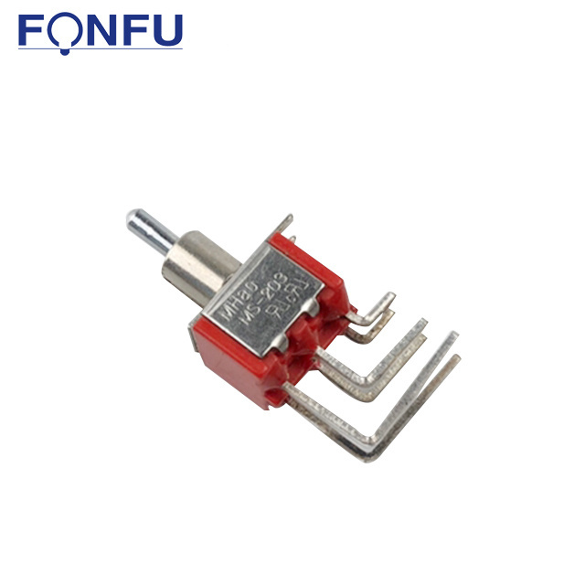 MS-203  6pin right angle mini toggle switch 3 position toggle switch