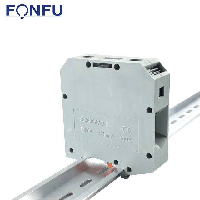 big current din rail terminal block connector UKH50 connectors 50mm electric terminal blocks high current 150A 1000V