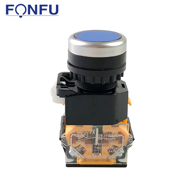 22mm 1NO 1NC starter stop push button switch LA38 Automatic Reset PushbuttonMomentary Self-Resetting Push Button