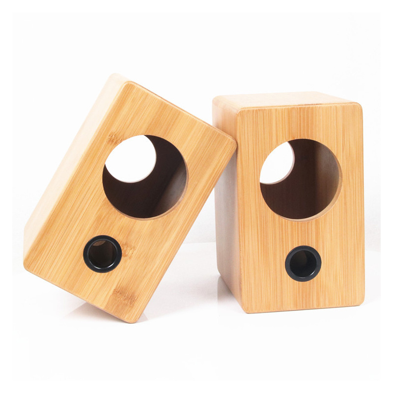 OEM ODM 3-20 inch Bookshelf Bamboo Wood Speaker Box Empty Case Audio Speaker Enclosure DIY Body Wooden Speaker Box Shell