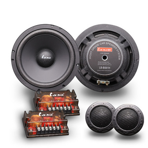 KYYSLB Car Audio Modified Speaker Set 6.5 Inch 150W LoudSpeaker Music Sound Amplifier Professional Car Speakers Unit Two-way