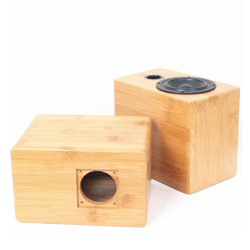 OEM ODM 3-20 inch Bookshelf Bamboo Wood Speaker Box Empty Case Audio Speaker Enclosure DIY Body Wooden Speaker Box Shell