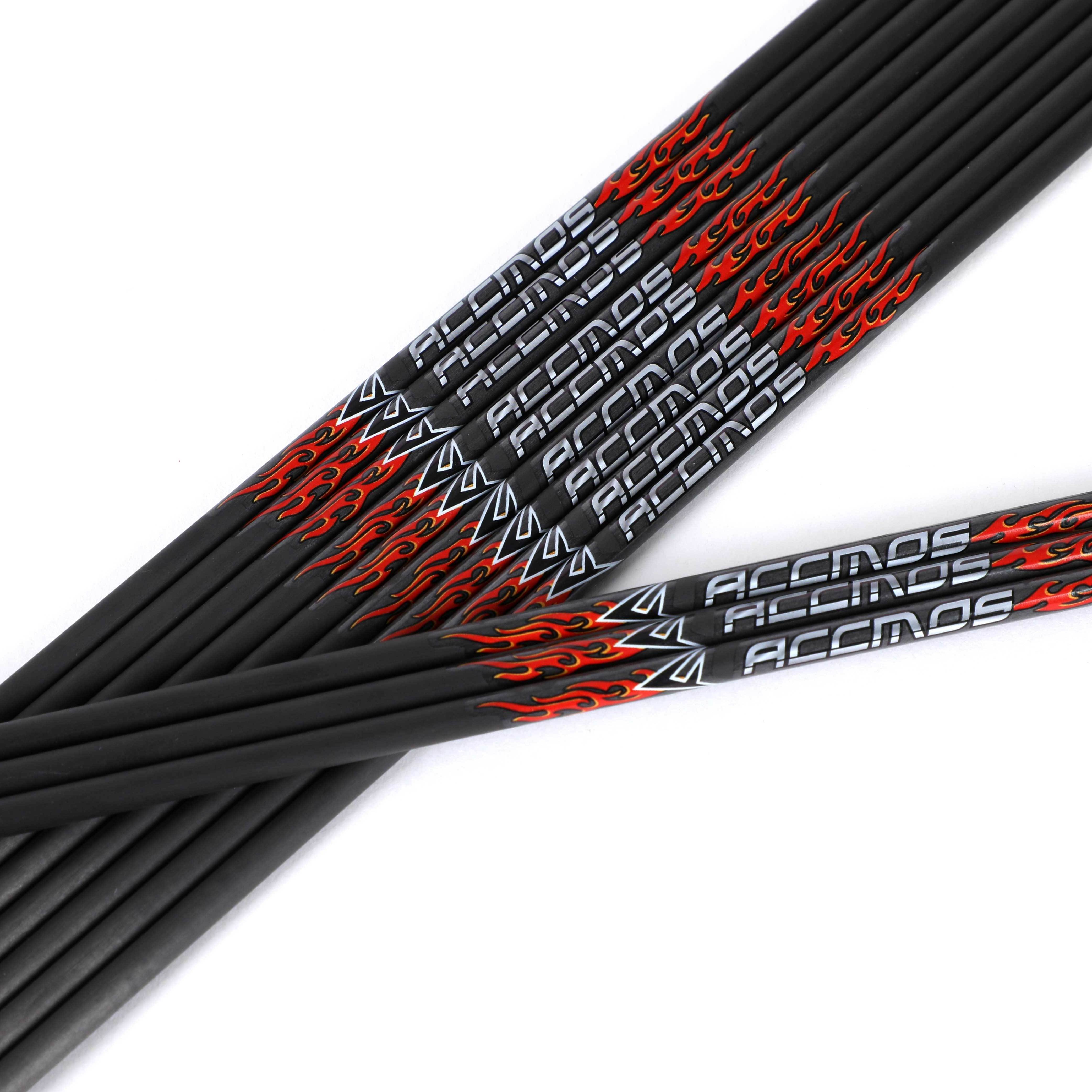 ACCMOS ID4.2/5.2/6.2 Spine250 300 400 500 600 700 800 900 1000 Carbon Compound Bow Archery Tube Fiber Arrow Shafts bow and arrow