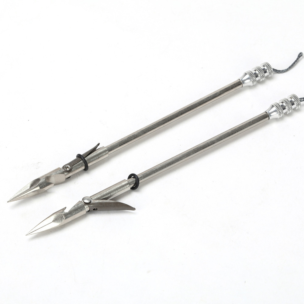 Stainless Steel 157mm Slingshot Fishing Arrow Heads Hunting Shooting Skill Darts Sling shot Fishing Arrows