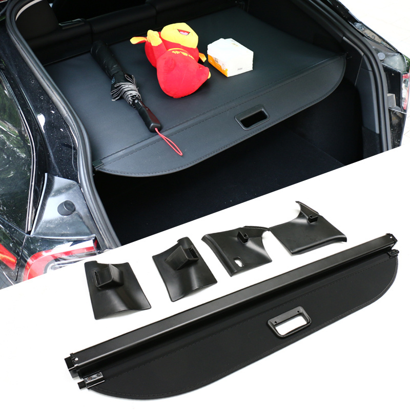 Car Accessories Interior Decorative Trunk Rear Retractable Cargo Cover For Tesla Model Y