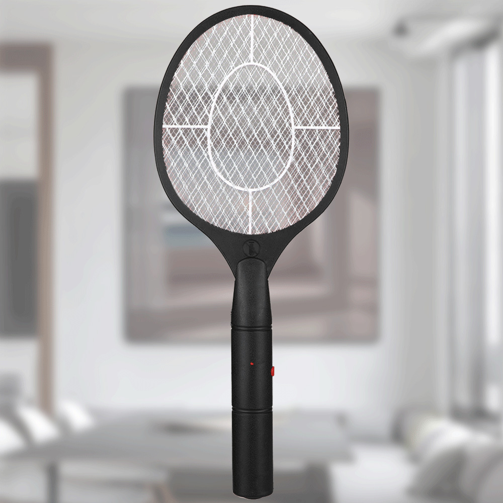 Cordless AA Dry Battery Power Electric Insect Fly Bug Zapper Electronic Anti Insect Mosquito Killing Bat Racket Swatter