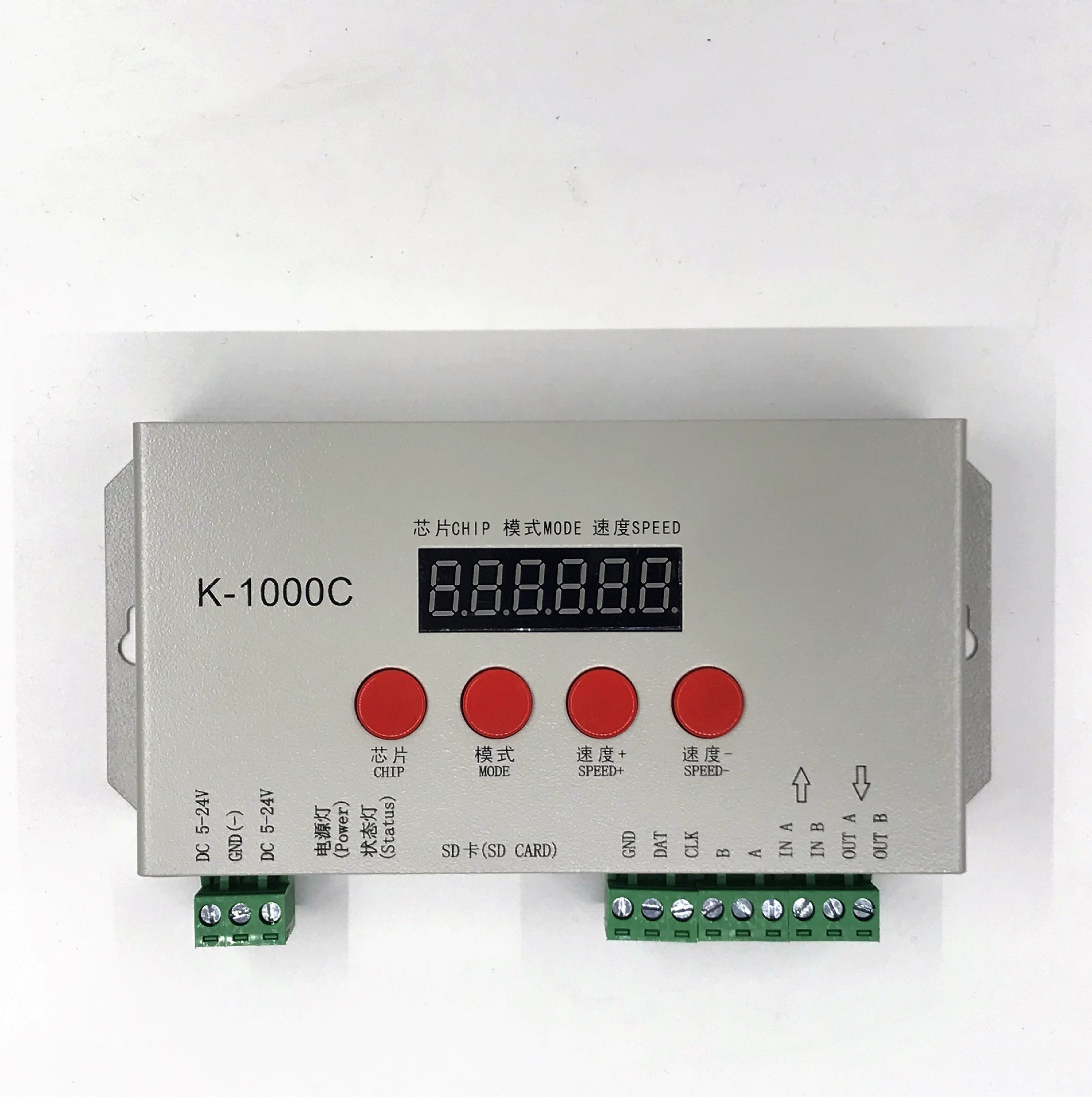 Led Controller Dmx512 controller K-1000C for addressable led strip with SD card