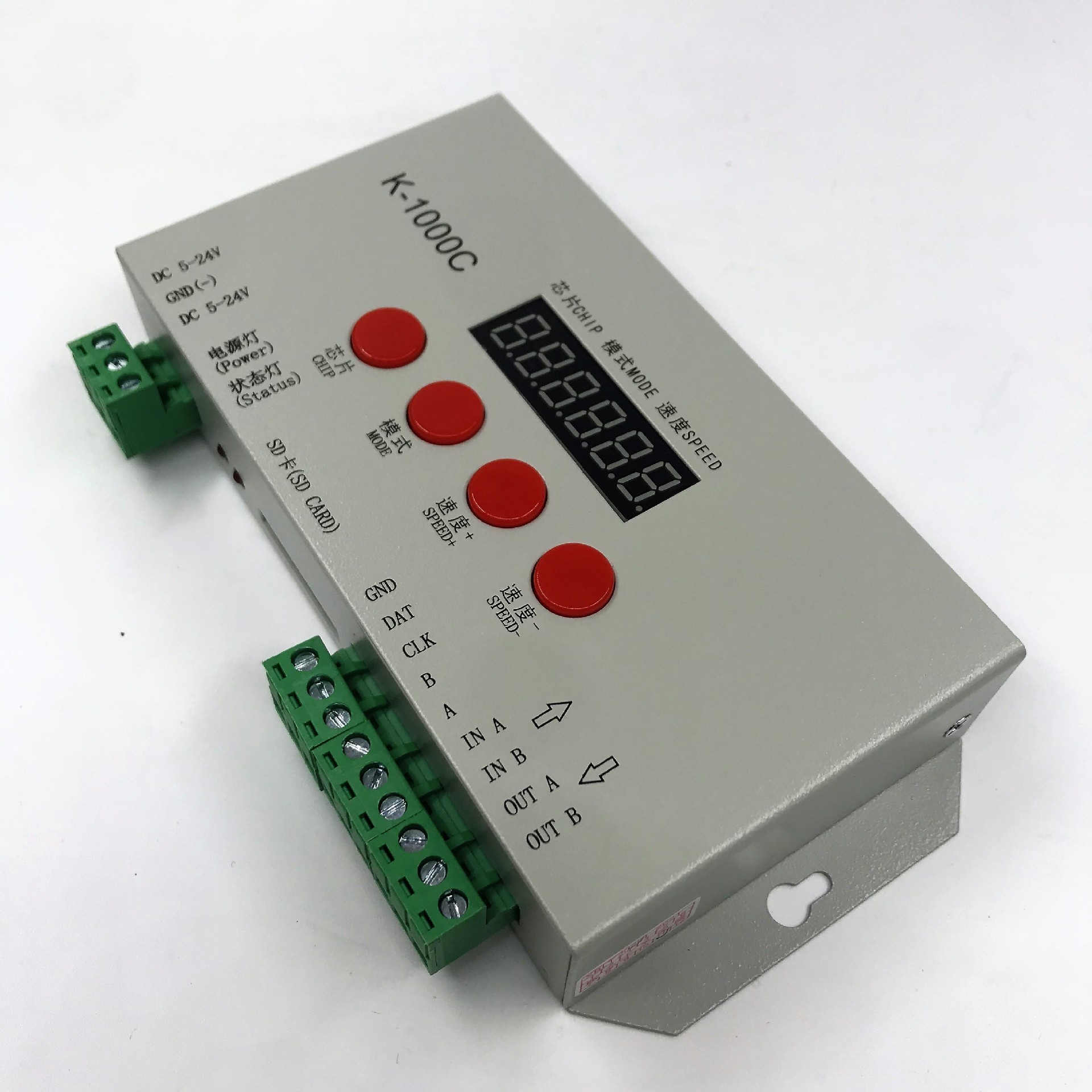 Led Controller Dmx512 controller K-1000C for addressable led strip with SD card