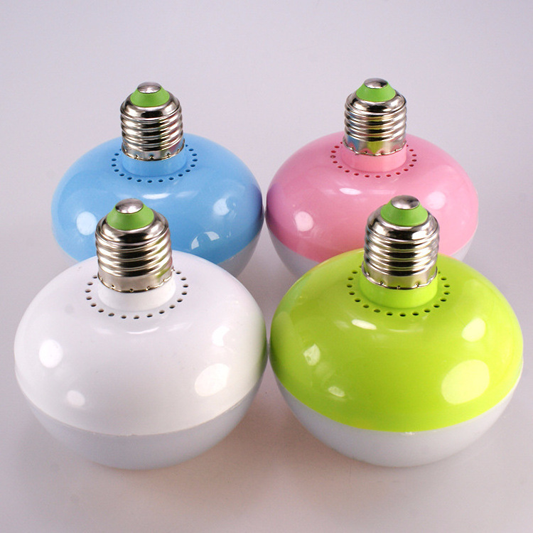 UFO RGB magic bulb lamp speaker light bulb USB smart LED lampara for home party E27 12W 85-265VAC music bulb lamp speaker