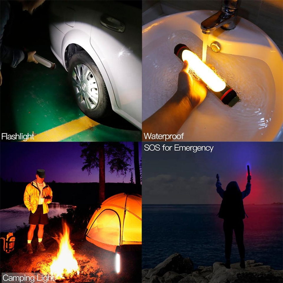 power bank camping light 10400mAh Battery magnetic emergency working light/Portable Outdoor insect repelling LED Camping lamp