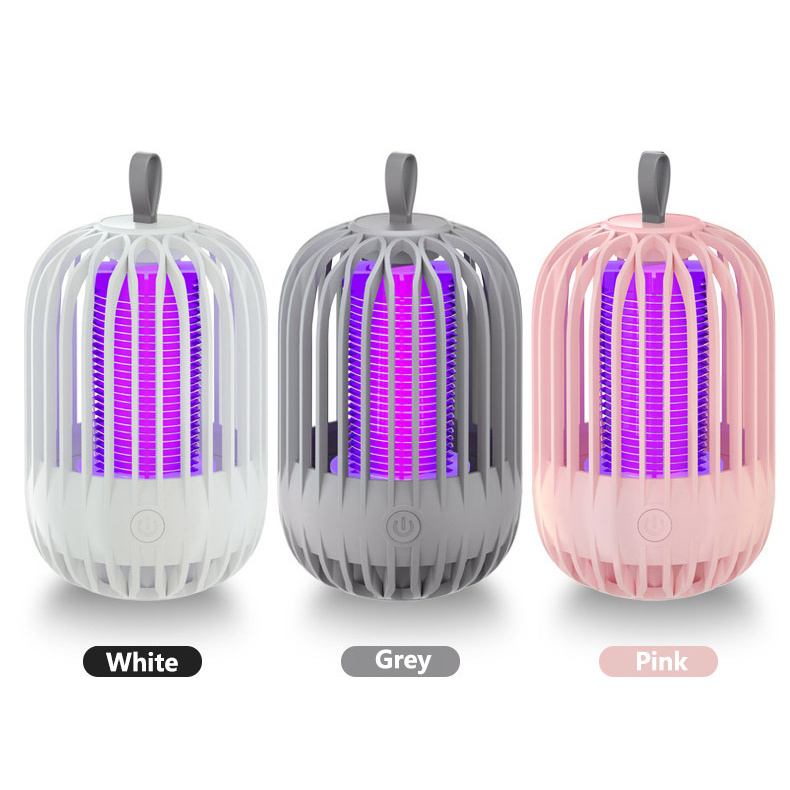 Built in Battery USB Rechargeable UV Lighting Mosquito Killer Lamp Electric Shock Mosquito Killer Portable Mosquito Killer