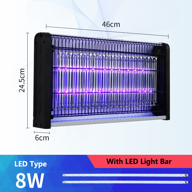 Electric shock insect killer Mosquito insect trap LED lamp Bug Zapper trap For Restaurant led mosquito killer light