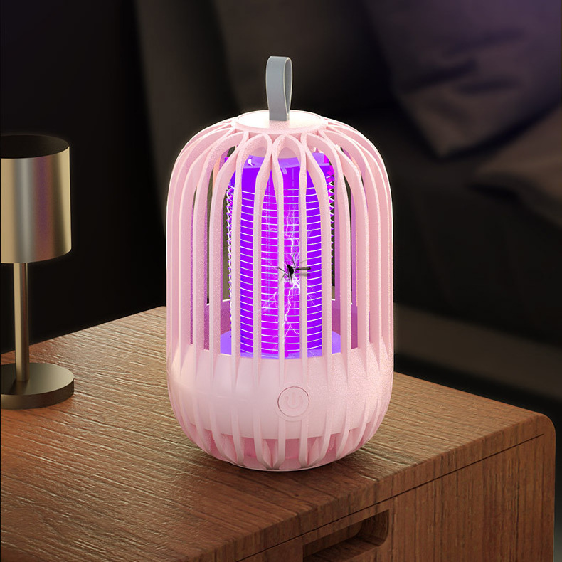 Built in Battery USB Rechargeable UV Lighting Mosquito Killer Lamp Electric Shock Mosquito Killer Portable Mosquito Killer