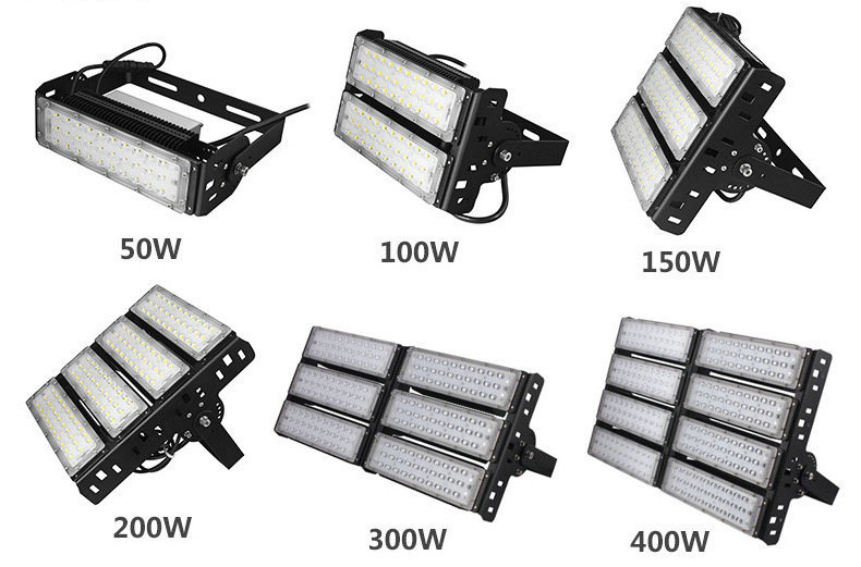 High Mast 50 100 200 300 400 500 600 700 800 Watts Outdoor Module Led Flood Light Tunnel Lights Stadium Lamp Tennis Lighting