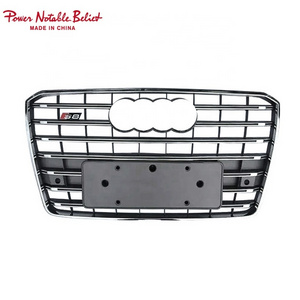 S8 hot sale front grille for Audi A8 high quality ABS front bumper front car body kits for Audi 2015 2016 2017