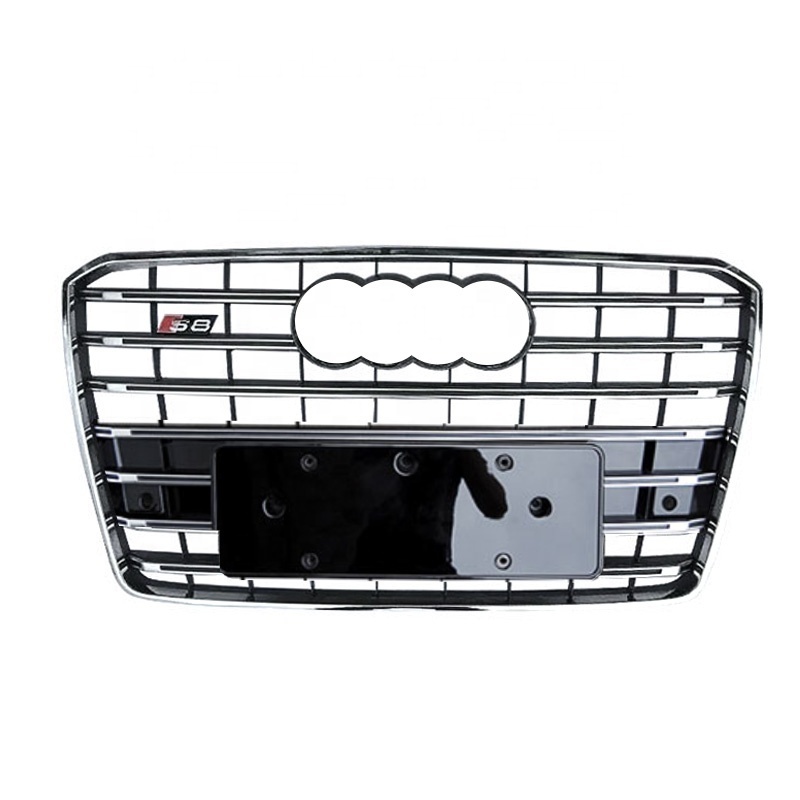 S8 hot sale front grille for Audi A8 high quality ABS front bumper front car body kits for Audi 2015 2016 2017